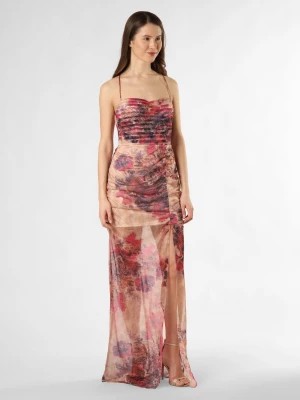 Zdjęcie produktu ADLYSH Damska sukienka wieczorowa Kobiety wyrazisty róż|beżowy|lila wzorzysty,