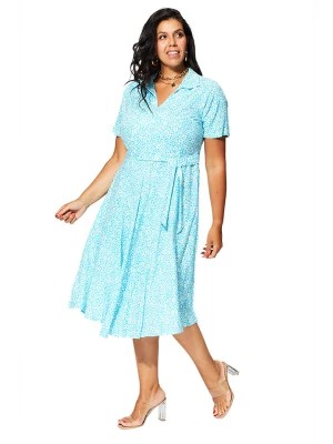 Zdjęcie produktu Aller Simplement Sukienka w kolorze błękitno-białym rozmiar: 50/52