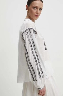 Zdjęcie produktu Answear Lab koszula bawełniana damska kolor biały relaxed