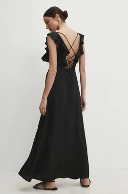 Zdjęcie produktu Answear Lab sukienka kolor czarny maxi rozkloszowana