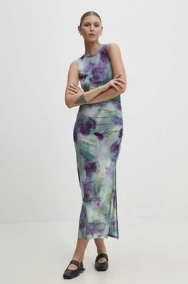 Zdjęcie produktu Answear Lab sukienka kolor fioletowy maxi dopasowana
