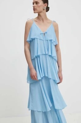 Zdjęcie produktu Answear Lab sukienka kolor niebieski maxi prosta