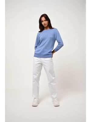 Zdjęcie produktu AUTHENTIC CASHMERE Kaszmirowy sweter "Estaris" w kolorze błękitnym rozmiar: L