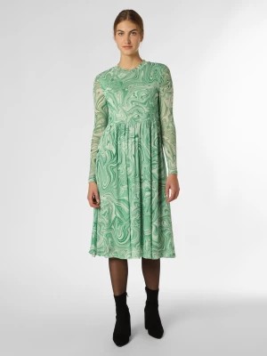 Zdjęcie produktu Aygill's Sukienka damska Kobiety Sztuczne włókno zielony wzorzysty,