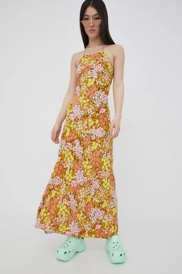 Zdjęcie produktu Billabong sukienka kolor żółty maxi rozkloszowana