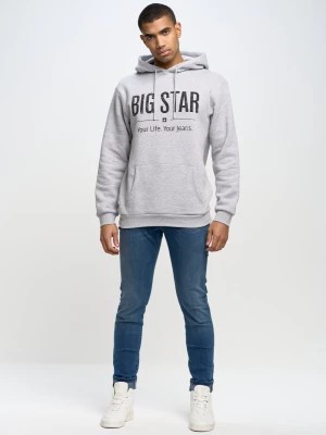 Zdjęcie produktu Bluza męska z kapturem szara Ashlyno 901 BIG STAR