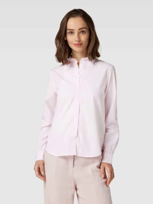 Zdjęcie produktu Bluzka koszulowa z bawełny ze wzorem w paski Gant