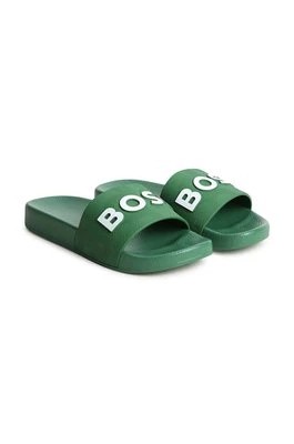 Zdjęcie produktu BOSS klapki dziecięce kolor zielony
