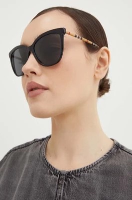 Zdjęcie produktu Burberry okulary przeciwsłoneczne damskie kolor czarny