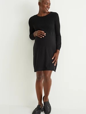 Zdjęcie produktu C&A Dzianinowa sukienka ciążowa, Czarny, Rozmiar: XS