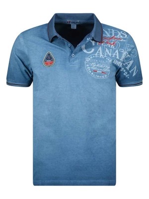 Zdjęcie produktu Canadian Peak Koszulka polo "Kadventureak" w kolorze niebieskim rozmiar: S