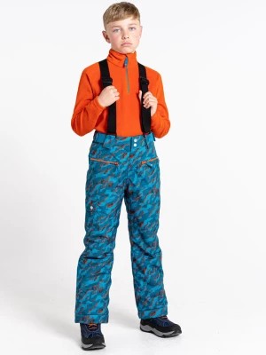 Zdjęcie produktu Dare 2b Spodnie narciarskie "Timeout II" w kolorze turkusowo-pomarańczowym rozmiar: 104