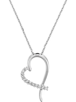 Zdjęcie produktu DIAMANTA Złota zawieszka "Tender Heart" z diamentami rozmiar: onesize