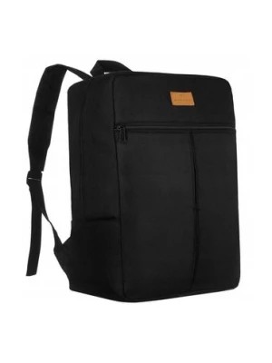 Zdjęcie produktu Duży, pojemny, podróżny plecak czarny z poliestru - Rovicky