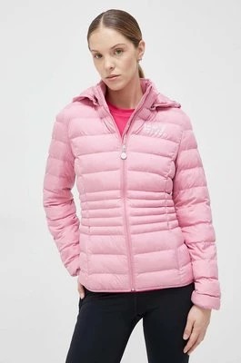 Zdjęcie produktu EA7 Emporio Armani kurtka damska kolor różowy przejściowa