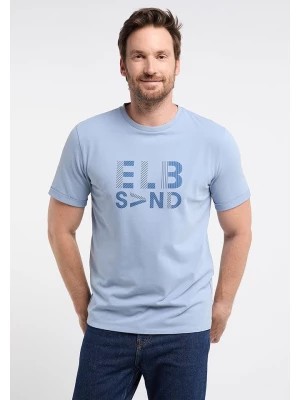 Zdjęcie produktu ELBSAND Koszulka "Rik" w kolorze błękitnym rozmiar: XL