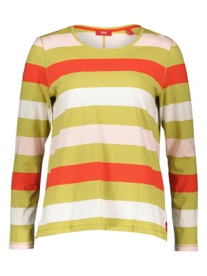 Zdjęcie produktu ESPRIT Koszulka w kolorze zielono-pomarańczowo-białym rozmiar: XL