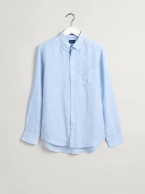 Zdjęcie produktu GANT męska koszula lniana niebieska Regular Fit