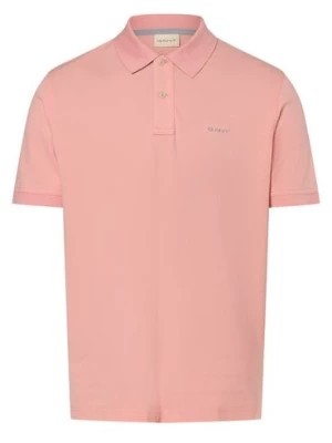 Zdjęcie produktu Gant Męska koszulka polo Mężczyźni Bawełna różowy jednolity,