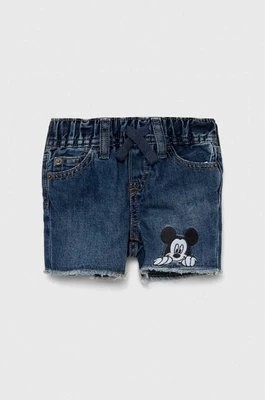 Zdjęcie produktu GAP szorty jeansowe dziecięce kolor granatowy z aplikacją regulowana talia
