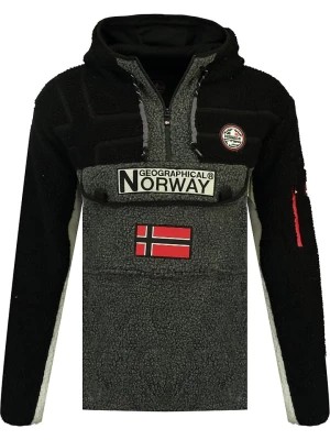 Zdjęcie produktu Geographical Norway Bluza polarowa "Riakolo" w kolorze szaro-czarnym rozmiar: S