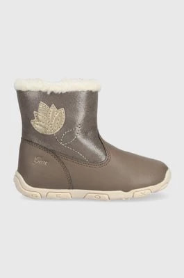 Zdjęcie produktu Geox buty zimowe dziecięce kolor brązowy