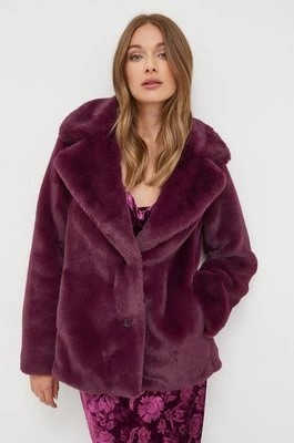 Zdjęcie produktu Guess kurtka damska kolor fioletowy przejściowa