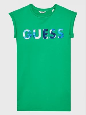 Zdjęcie produktu Guess Sukienka codzienna J3GK35 KAE23 Zielony Regular Fit