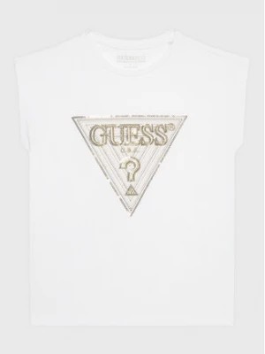 Zdjęcie produktu Guess T-Shirt K3GI07 K6YW1 Biały Boxy Fit