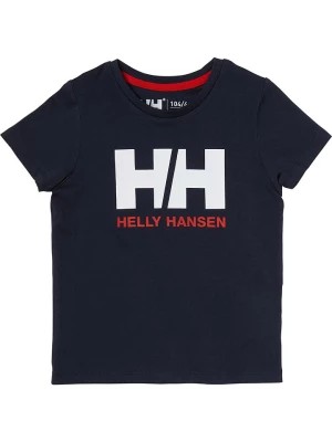 Zdjęcie produktu Helly Hansen Koszulka "Logo" w kolorze granatowym rozmiar: 110