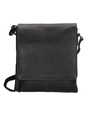 Zdjęcie produktu HIDE & STITCHES Skórzana torebka w kolorze czarnym - 23 x 25 x 4 cm rozmiar: onesize