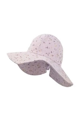 Zdjęcie produktu Jamiks kapelusz bawełniany dziecięcy MAFIFI kolor fioletowy bawełniany