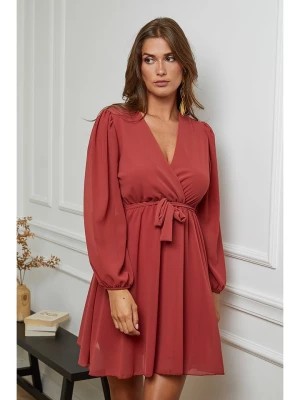 Zdjęcie produktu Plume Sukienka "Lumiere" w kolorze czerwonym rozmiar: M