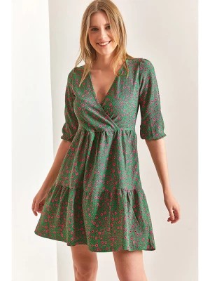 Zdjęcie produktu Jumeon Sukienka w kolorze zielono-różowym rozmiar: M