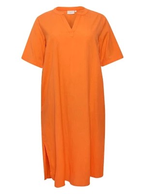 Zdjęcie produktu KAFFE curve Sukienka "Mayi" w kolorze pomarańczowym rozmiar: 50