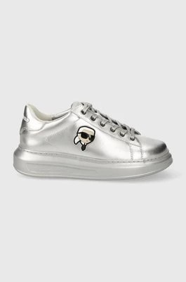 Zdjęcie produktu Karl Lagerfeld sneakersy skórzane KAPRI kolor srebrny KL62531M