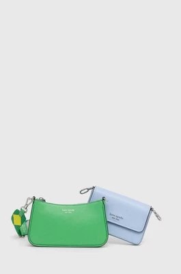 Zdjęcie produktu Kate Spade torebka skórzana kolor zielony