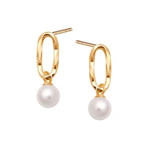 Zdjęcie produktu Kolczyki złote z perłami - La Prima Shine La Prima Shine - Biżuteria YES