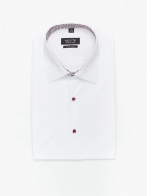 Zdjęcie produktu koszula bexley 2782e krótki rękaw custom fit biała Recman