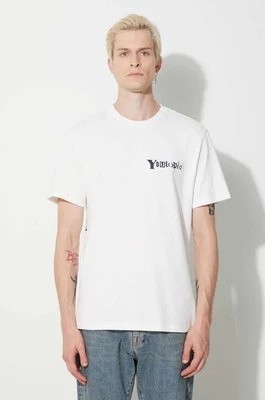 Zdjęcie produktu KSUBI t-shirt bawełniany męski kolor biały z nadrukiem