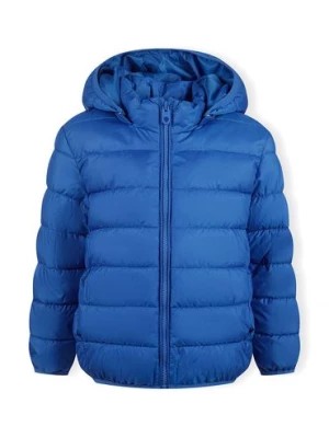 Zdjęcie produktu Lekka ocieplana kurtka niebieska dla chłopca z kapturem Minoti