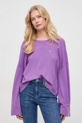 Zdjęcie produktu Liu Jo sweter damski kolor fioletowy lekki