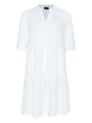 Zdjęcie produktu Polo Sylt Lniana sukienka w kolorze białym rozmiar: 40