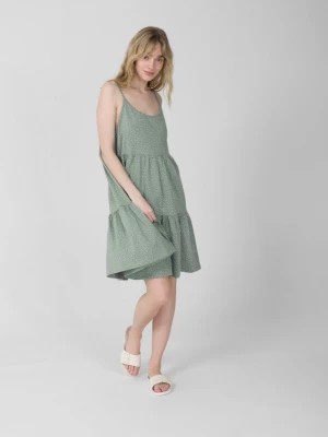 Zdjęcie produktu Luźna sukienka w kropki OUTHORN