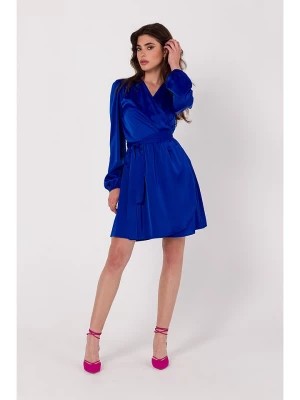 Zdjęcie produktu Makover Sukienka w kolorze niebieskim rozmiar: S/M
