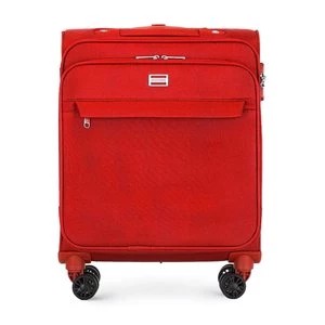 Zdjęcie produktu Mała walizka miękka jednokolorowa czerwona Wittchen