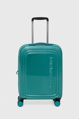 Zdjęcie produktu Mandarina Duck walizka LOGODUCK+ GLITTER kolor turkusowy P10GXV24