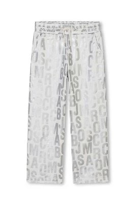 Zdjęcie produktu Marc Jacobs spodnie dresowe bawełniane dziecięce kolor beżowy wzorzyste