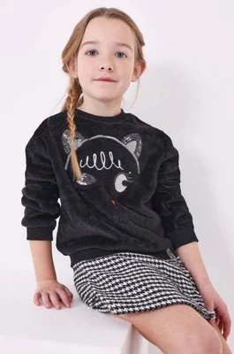 Zdjęcie produktu Mayoral bluza dziecięca kolor czarny z aplikacją