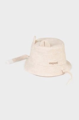 Zdjęcie produktu Mayoral Newborn kapelusz niemowlęcy kolor beżowy
